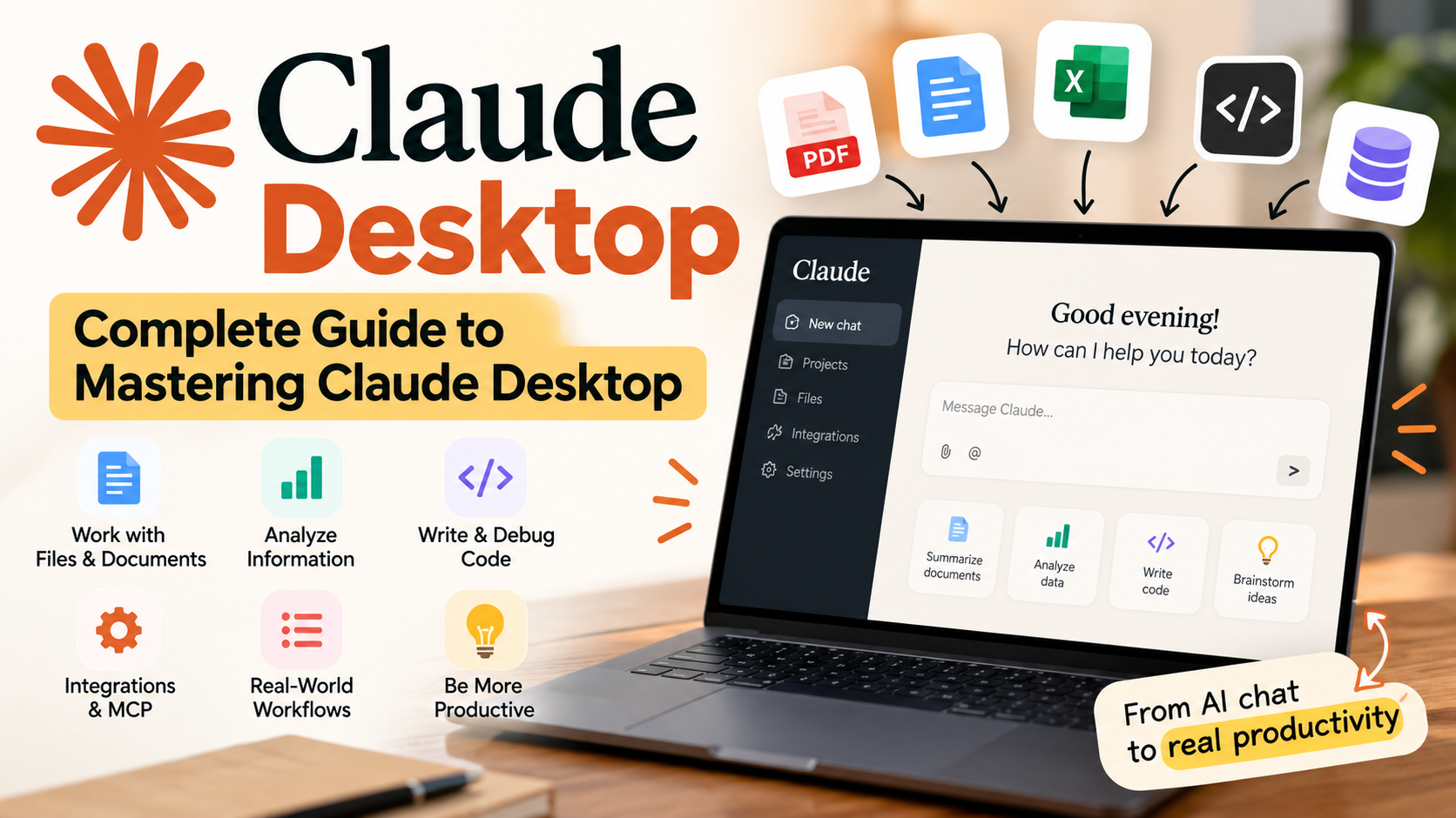 Claude Mastery: Complete guide to mastering Claude Desktop, Claude Cowork, Claude Code